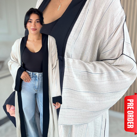 Kimono en lin – Détails & Sfifa Noire