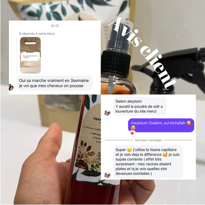 🌿 TISANE CAPILLAIRE – La Touche Marocaine