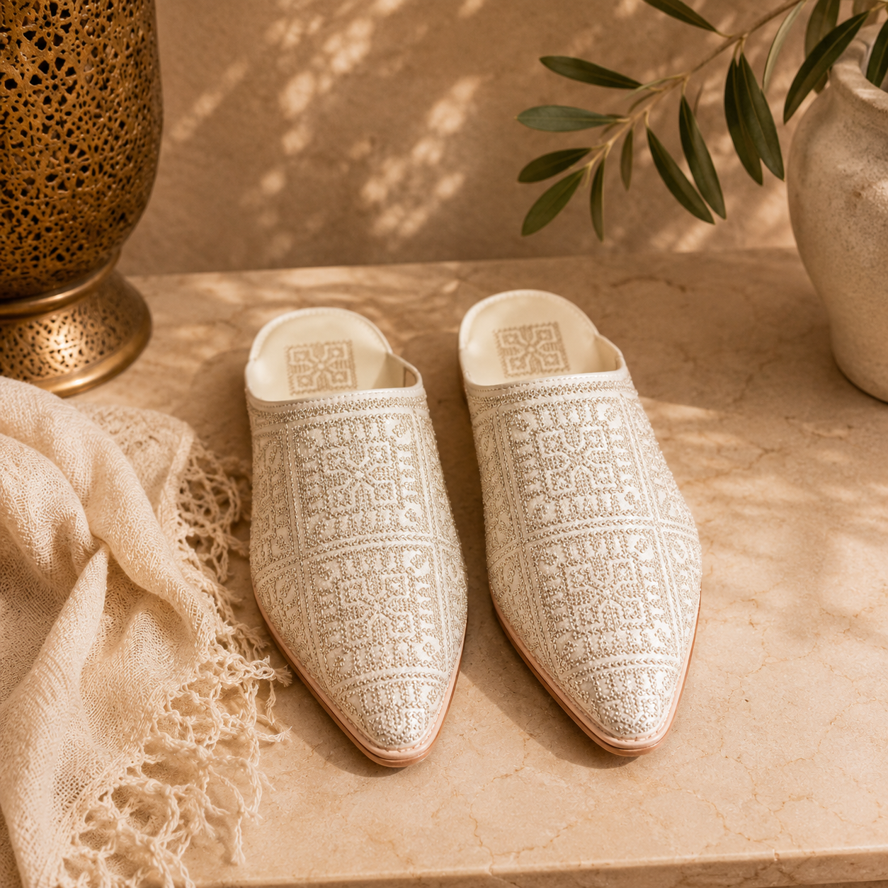 Babouches Artisanales de Fès – Broderie Skalli