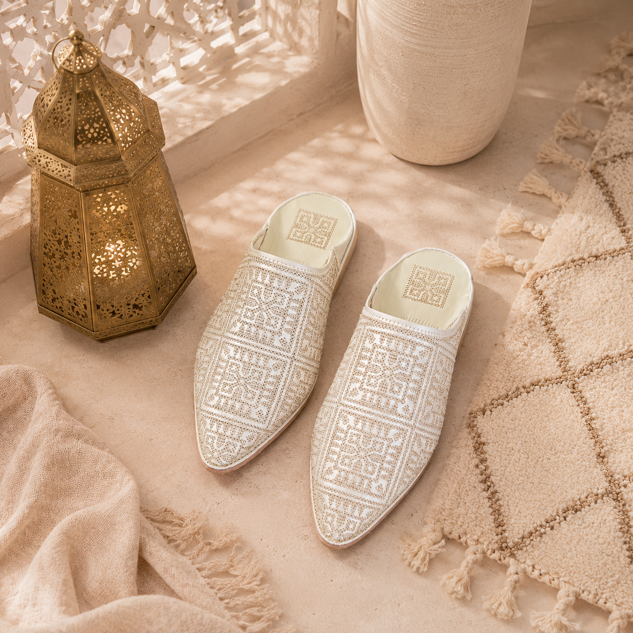 Babouches Artisanales de Fès – Broderie Skalli